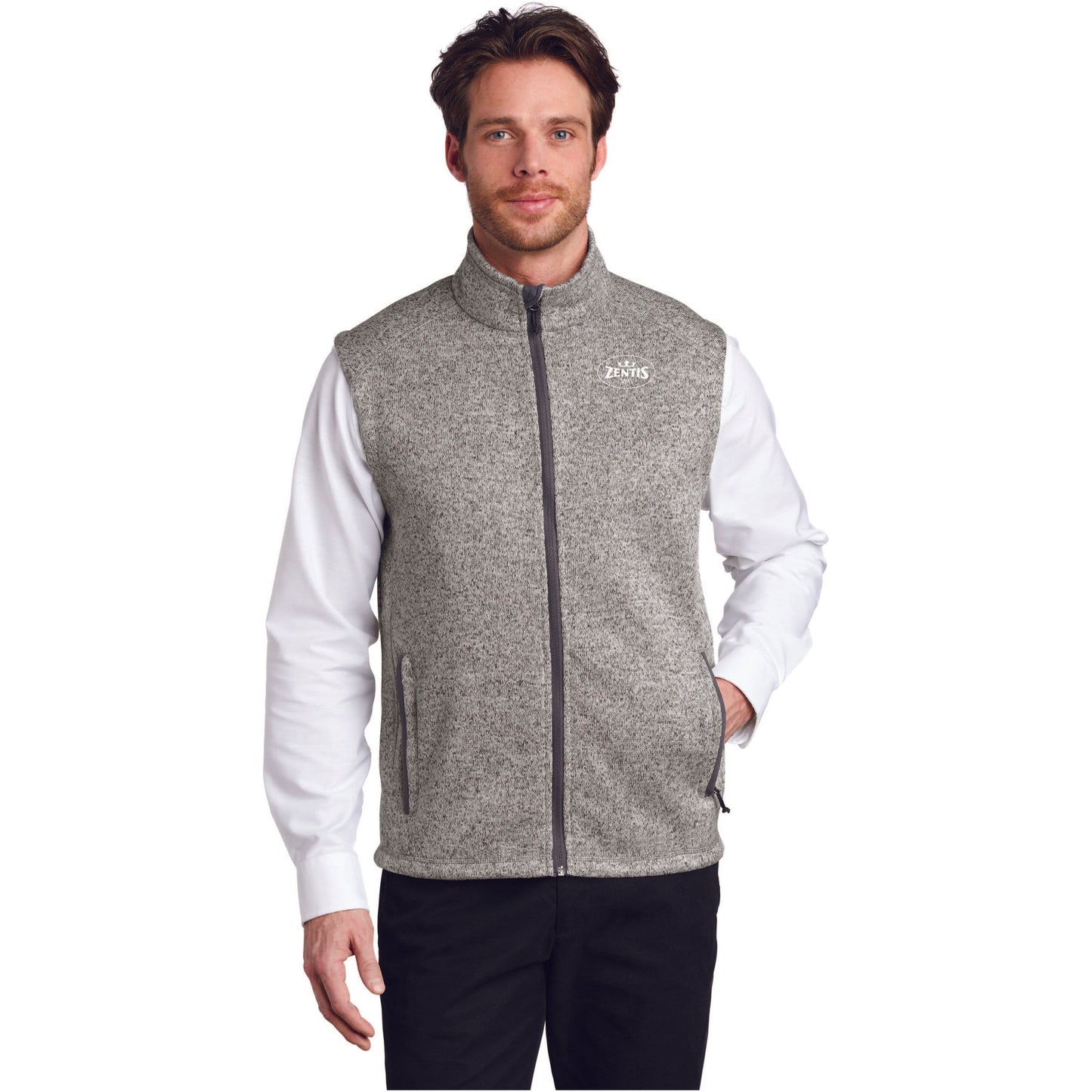 F236 Port Authority ® Sweater Fleece Vest