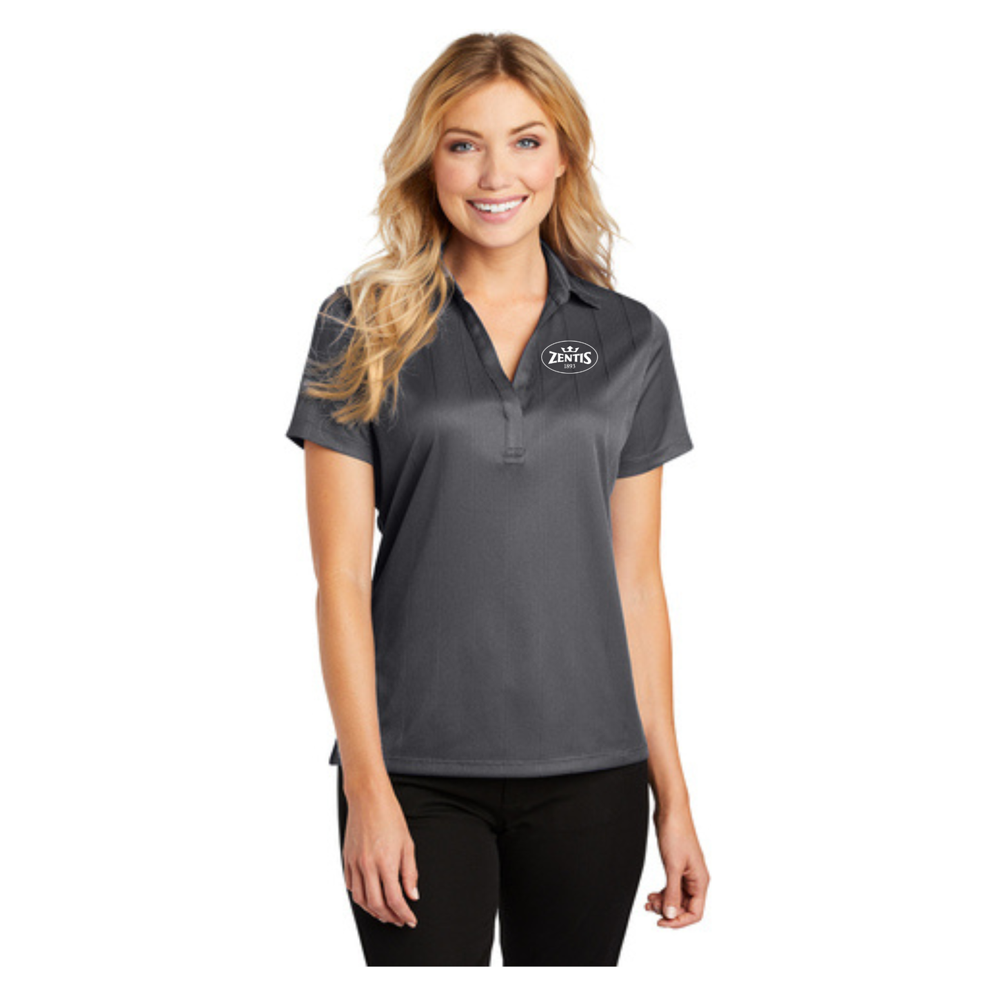L528 Port Authority® Ladies Performance Fine Jacquard Polo