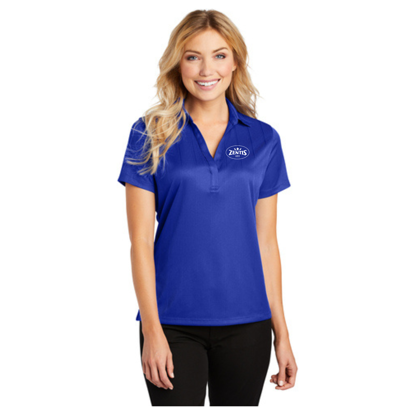 L528 Port Authority® Ladies Performance Fine Jacquard Polo