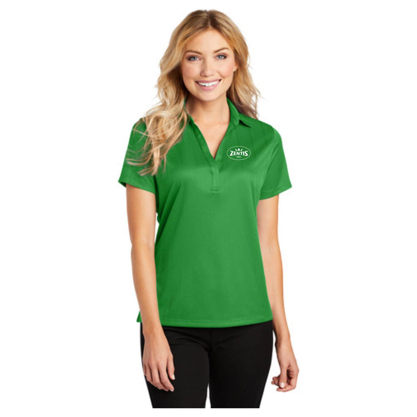 L528 Port Authority® Ladies Performance Fine Jacquard Polo