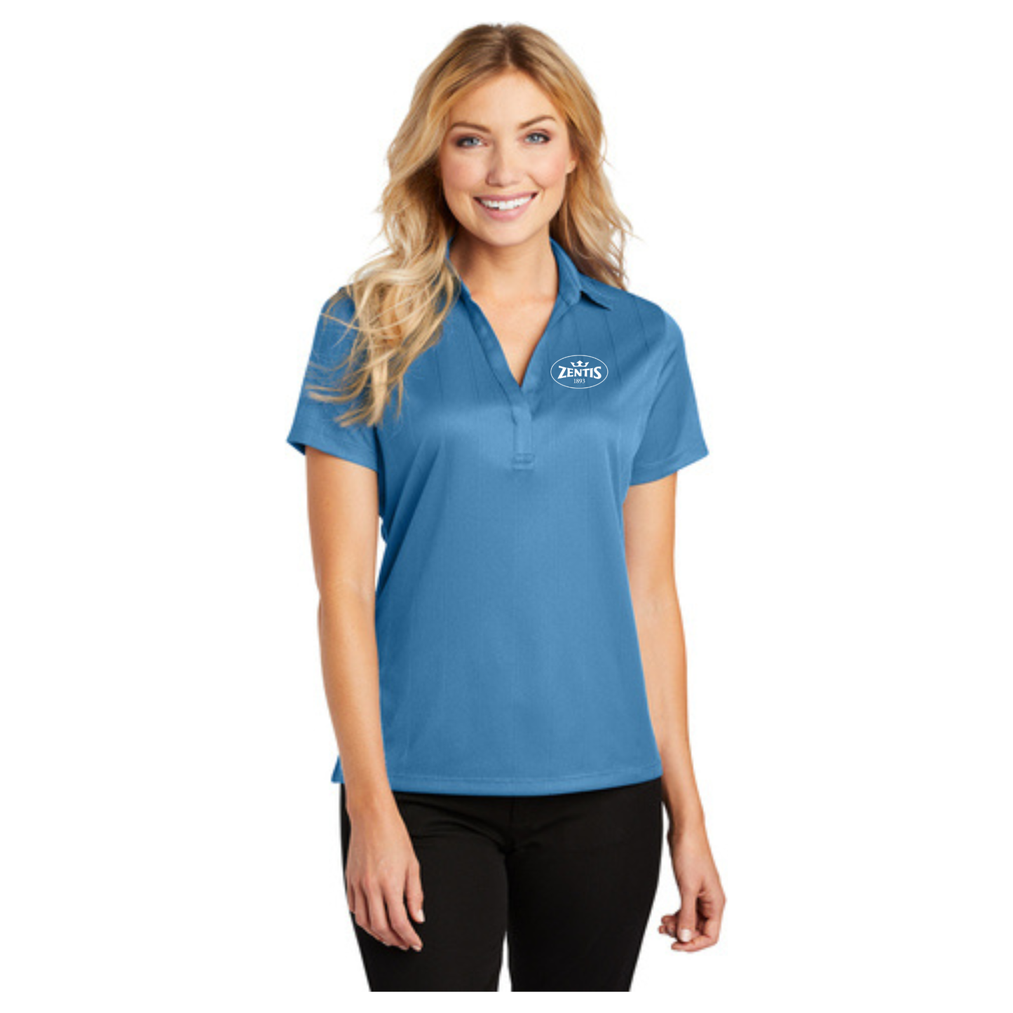 L528 Port Authority® Ladies Performance Fine Jacquard Polo
