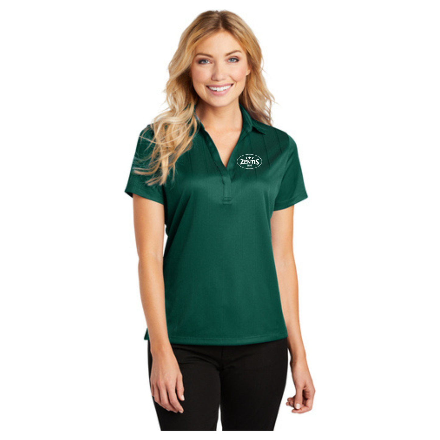 L528 Port Authority® Ladies Performance Fine Jacquard Polo