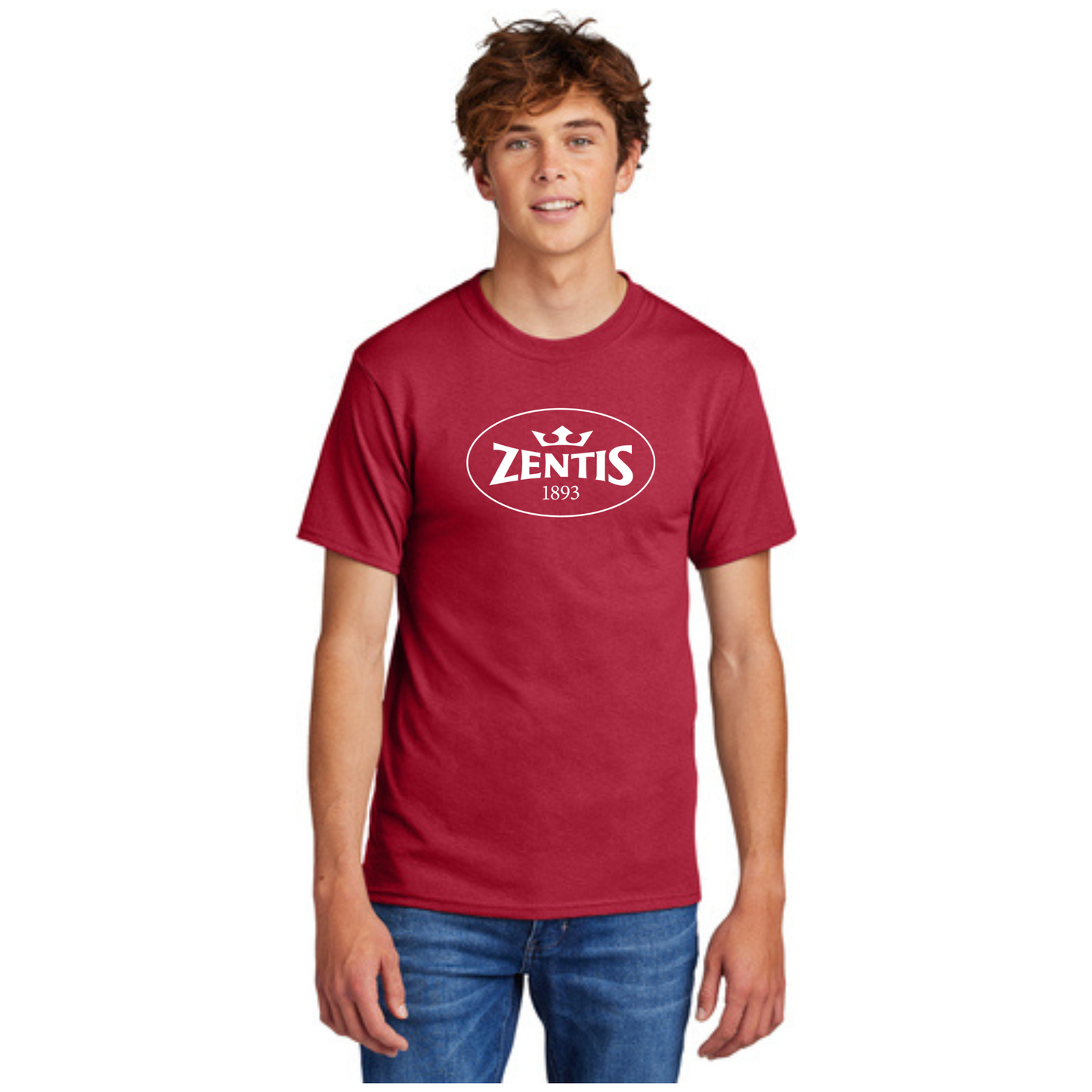 Port & Company® Core Blend Tee - Full Front - PC55