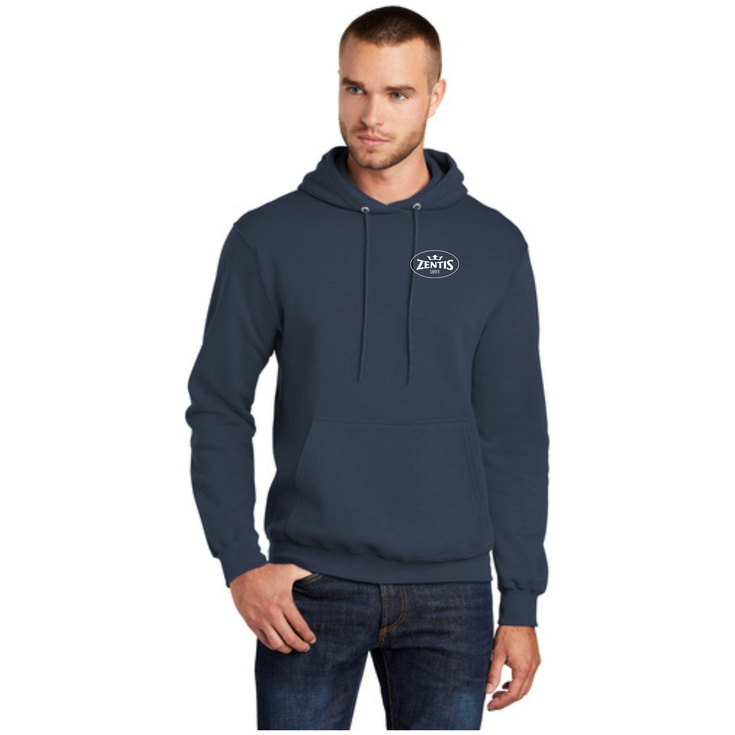 Port & Company® Core Fleece Pullover Hooded Sweatshirt - Left Chest - PC78H