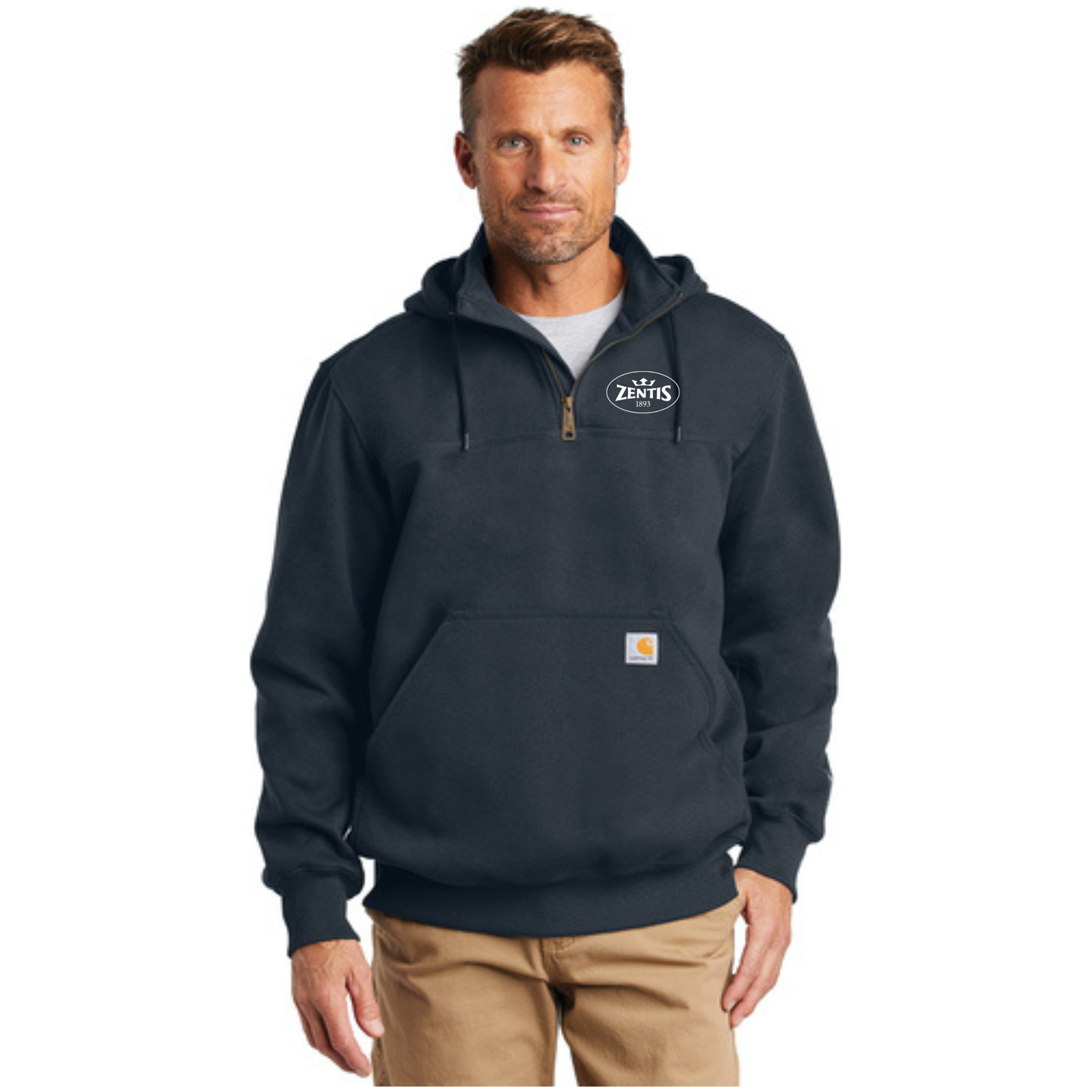 Carhartt ® Rain Defender ® Paxton Heavyweight Hooded Zip Mock Sweatshirt - CT100617