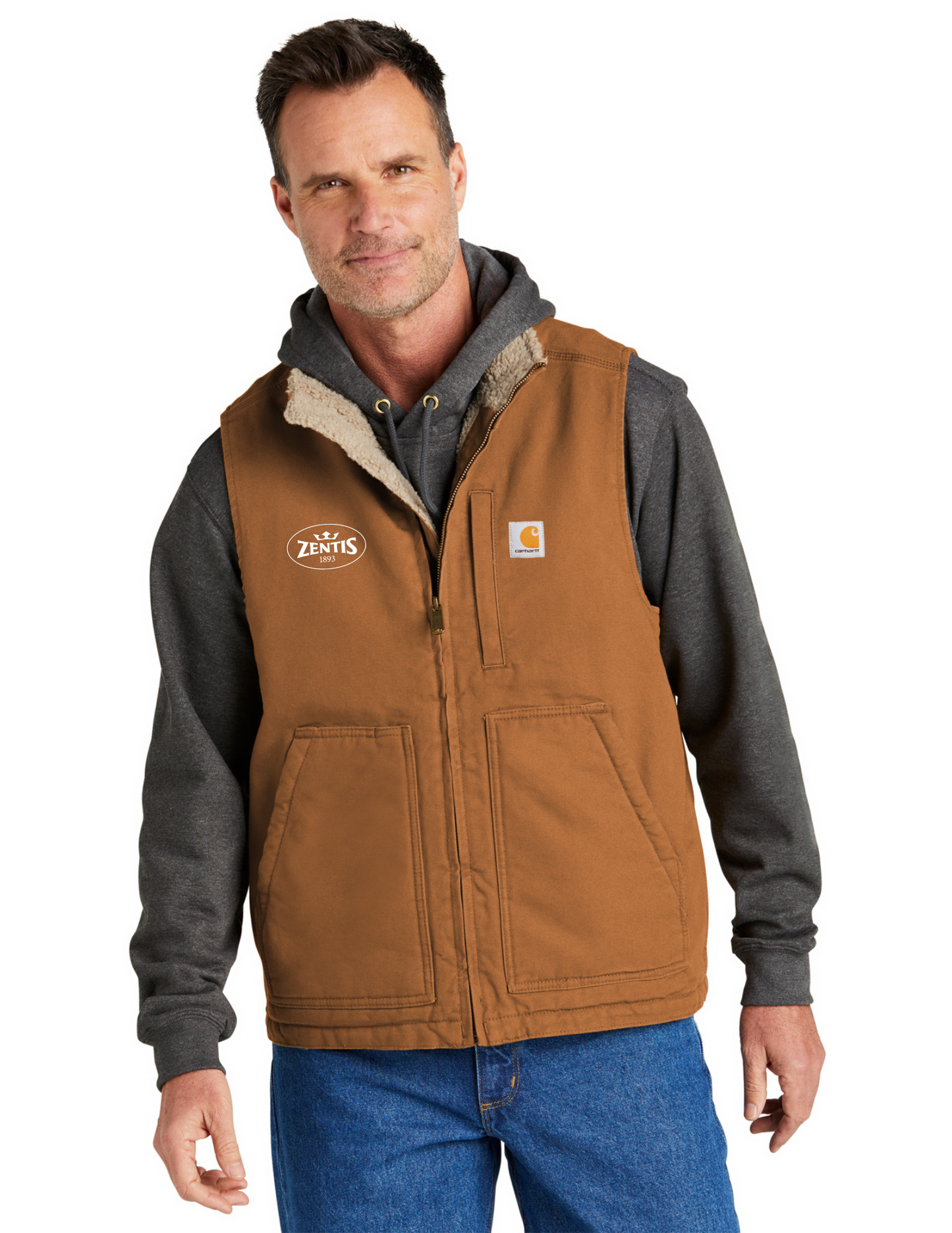Carhartt® Sherpa-Lined Mock Neck Vest - CT104277