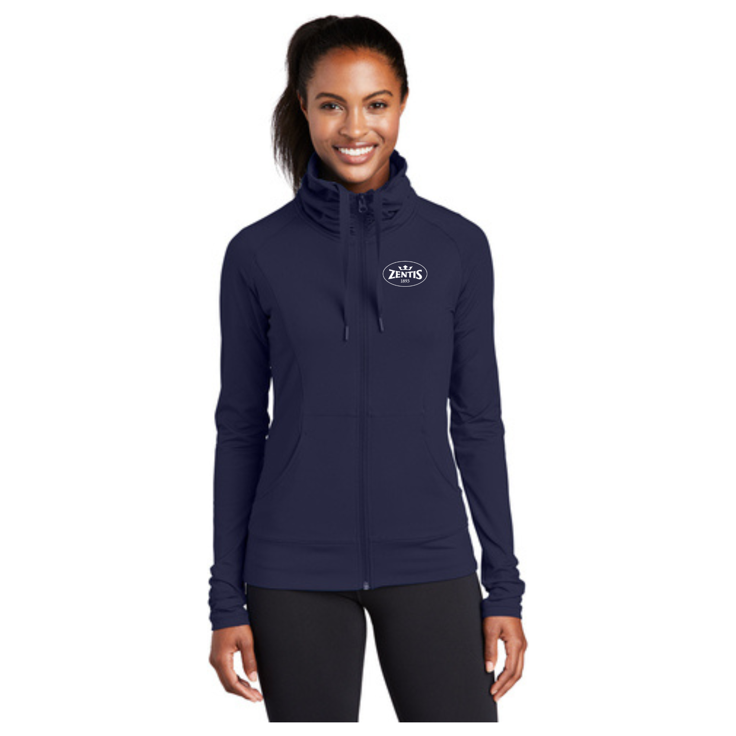 LST852 Sport-Tek® Ladies Sport-Wick® Stretch Full-Zip Jacket