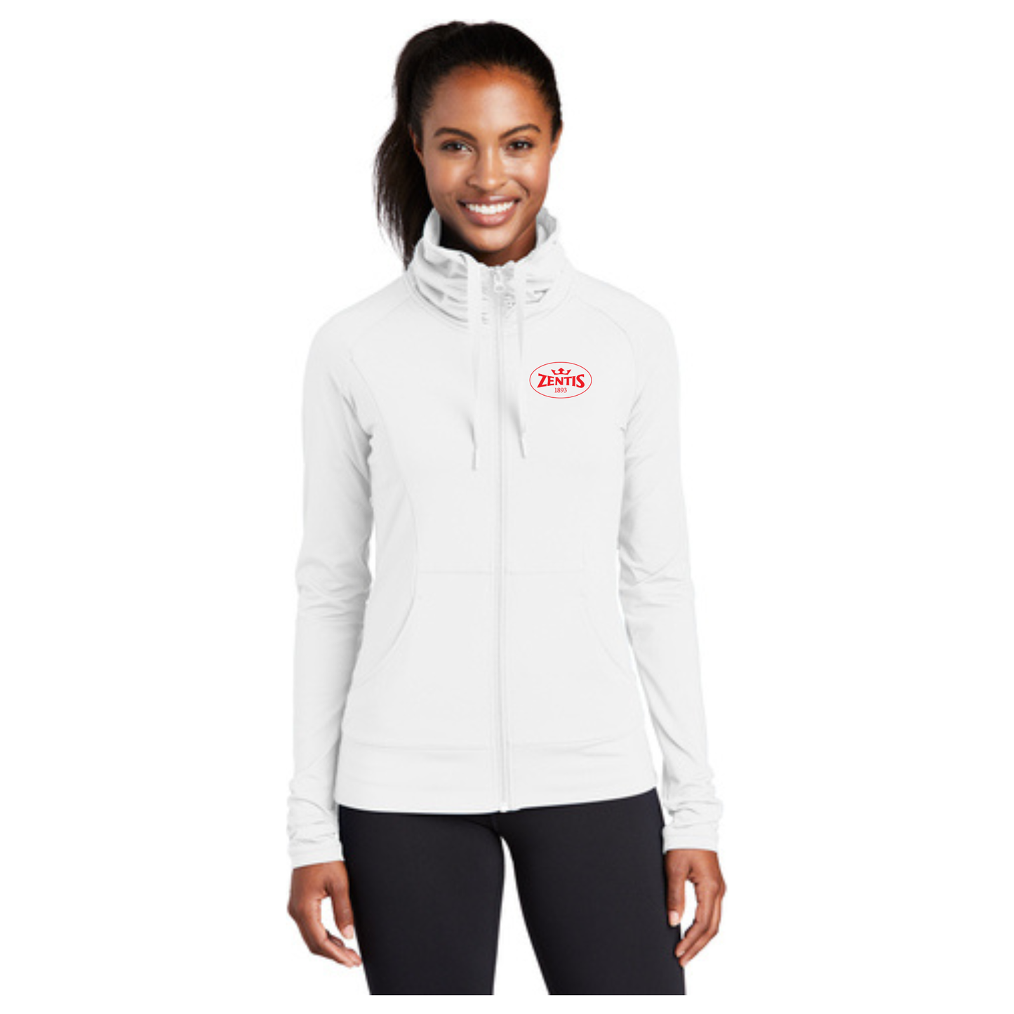 LST852  Sport-Tek® Ladies Sport-Wick® Stretch Full-Zip Jacket
