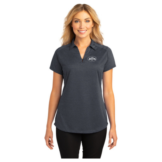 L574  Port Authority® Ladies Digi Heather Performance Polo
