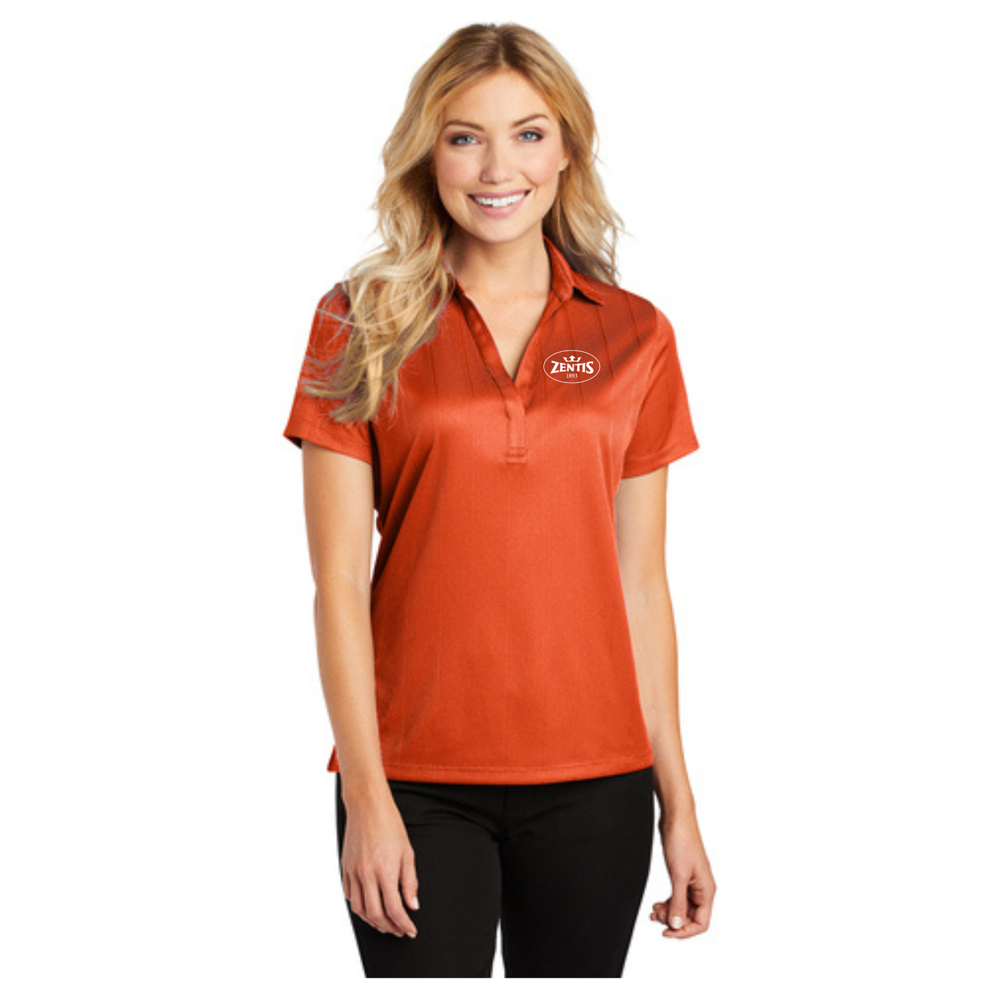 L528 Port Authority® Ladies Performance Fine Jacquard Polo