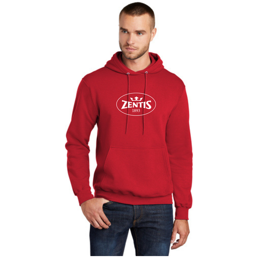 Port & Company® Core Fleece Pullover Hooded Sweatshirt - Full Front - PC78H