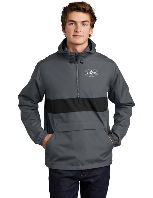 Sport-Tek® Zipped Pocket Anorak - JST65