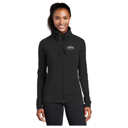 LST852  Sport-Tek® Ladies Sport-Wick® Stretch Full-Zip Jacket